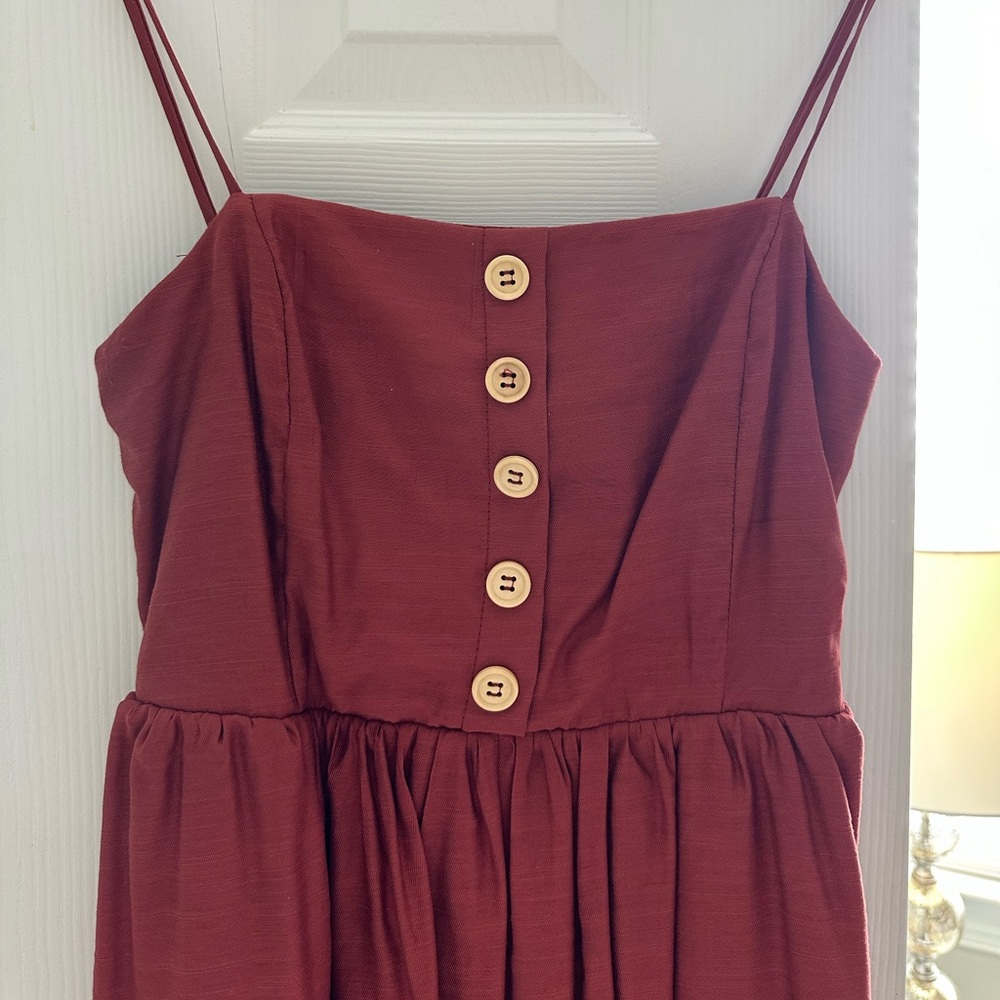 Vici rust color dress